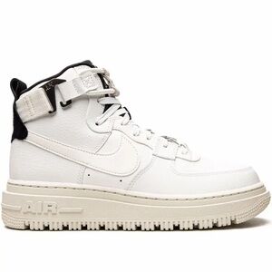 Nike AF1 HI UT2.0 White and Black High-Top Sneakers